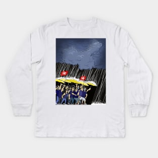 Hong Kong Protests Kids Long Sleeve T-Shirt